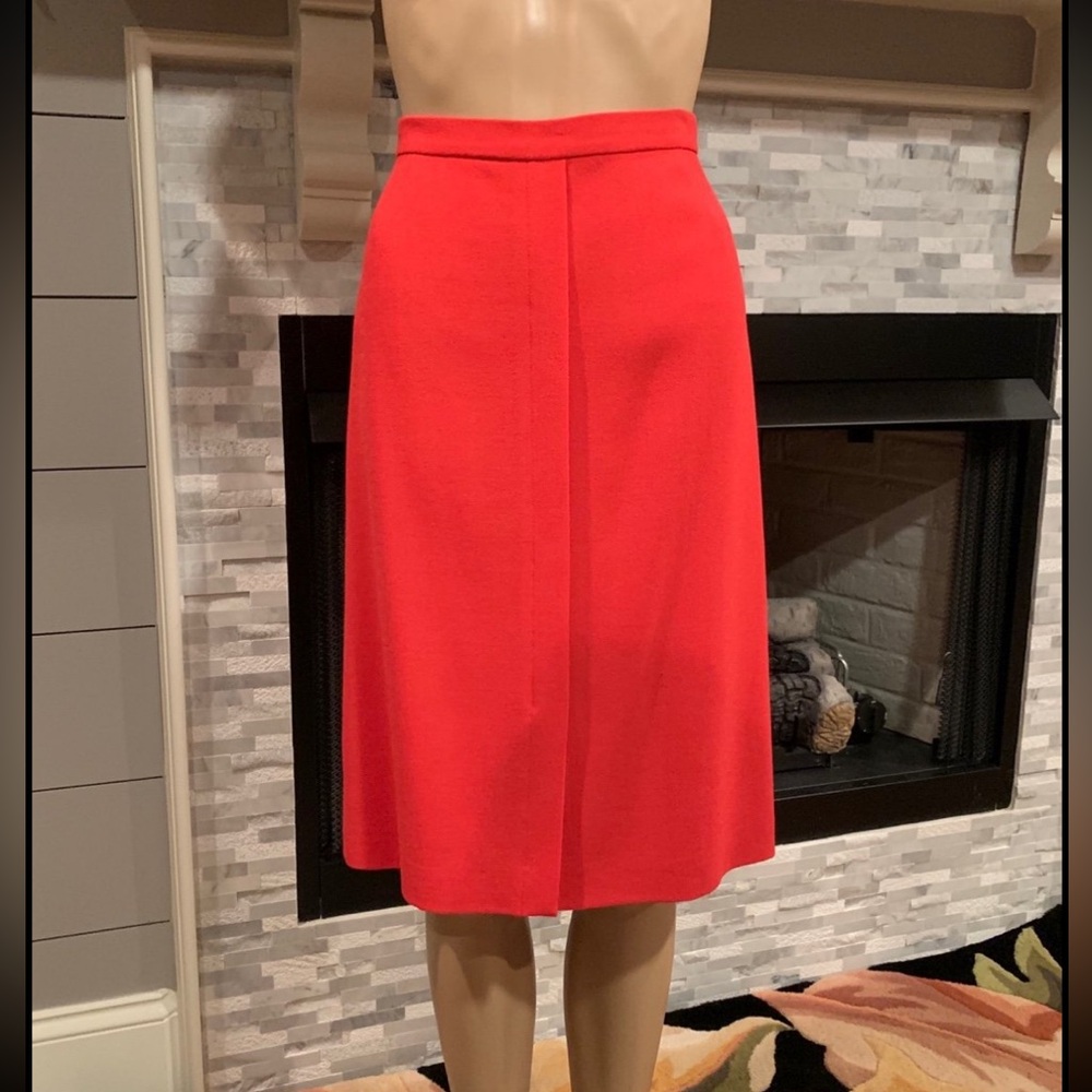 Armani Collezioni Red A-line Skirt Sz 4